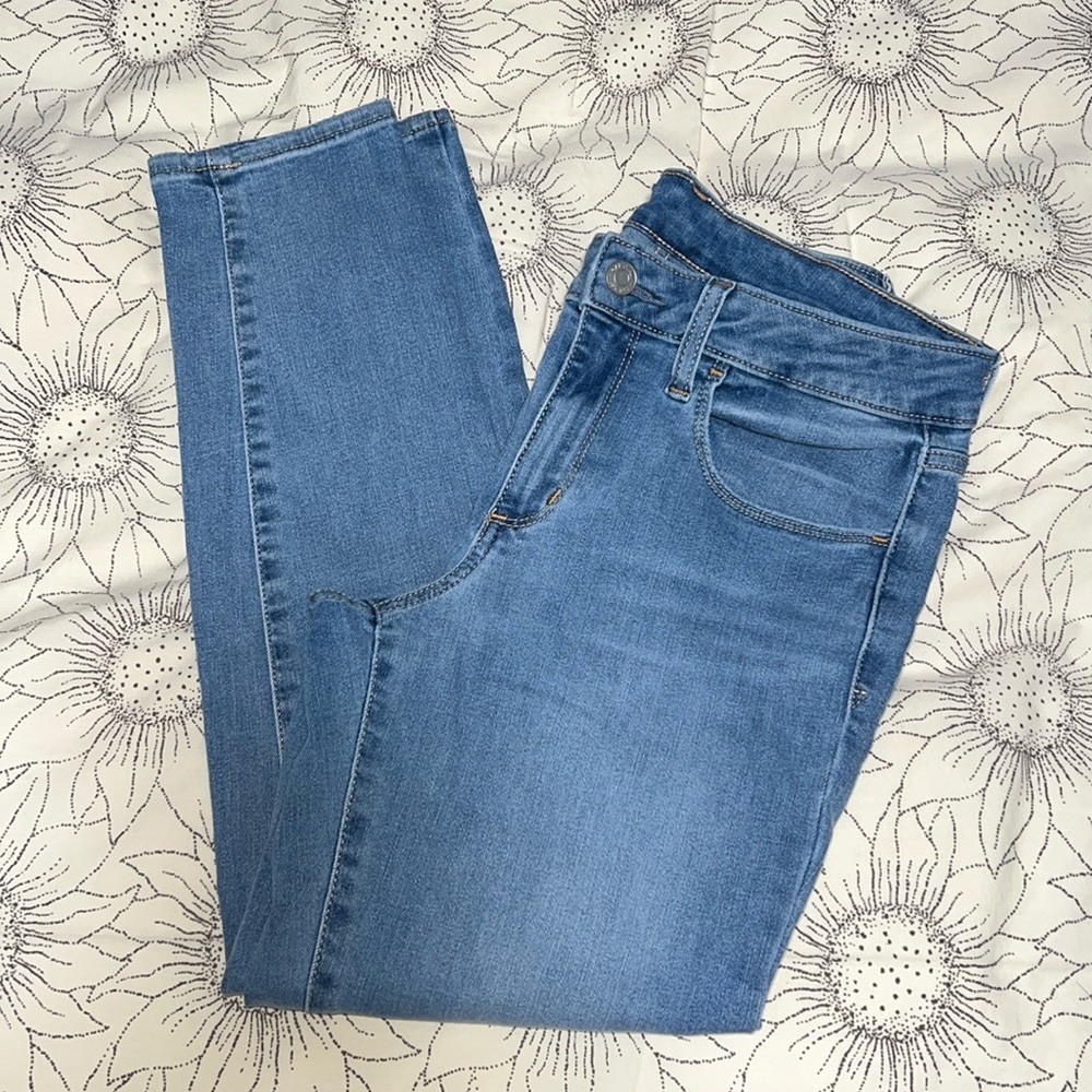 Light Wash Distressed Gap Jeans